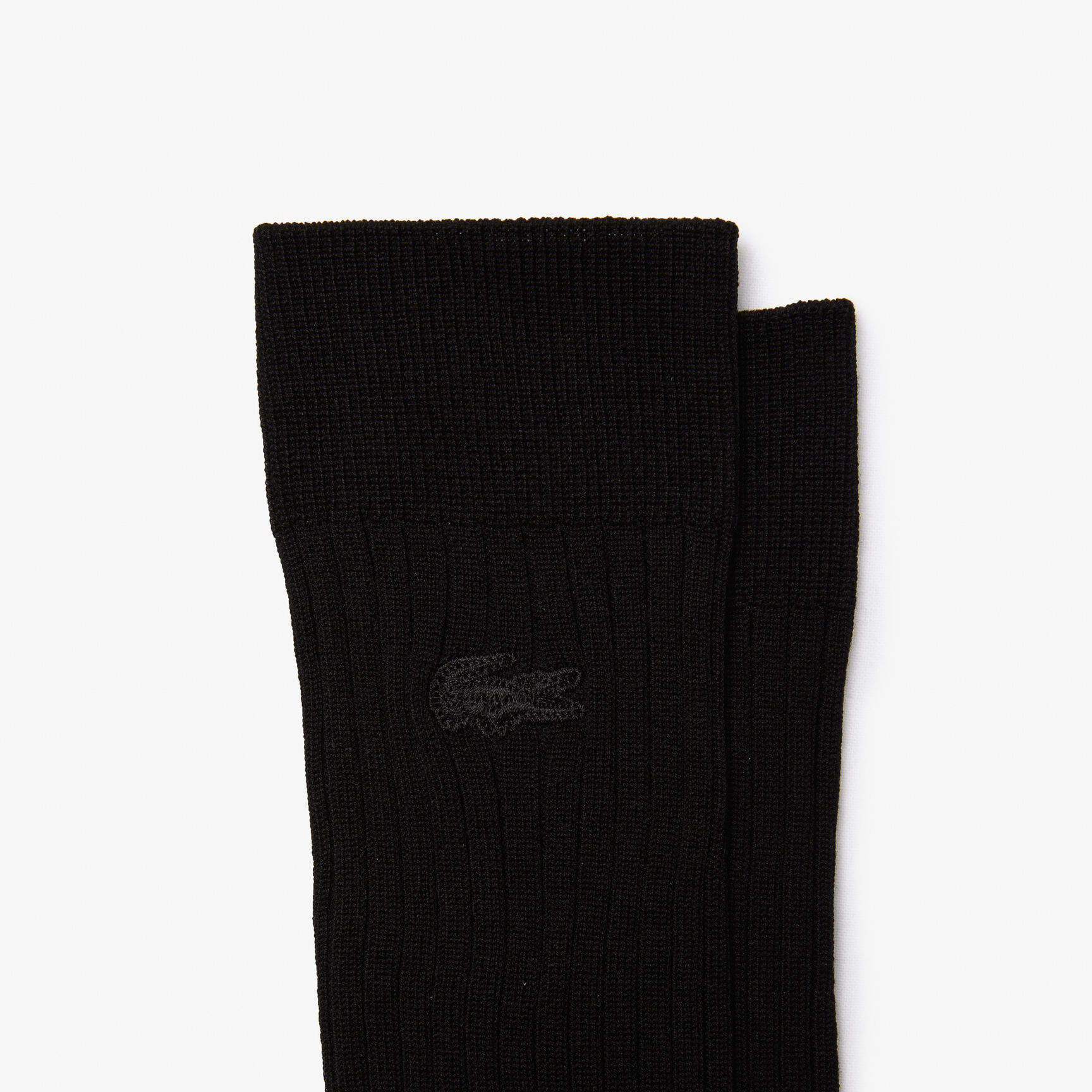 Unisex High-Cut Ribbed Cotton Socks Two-Pack