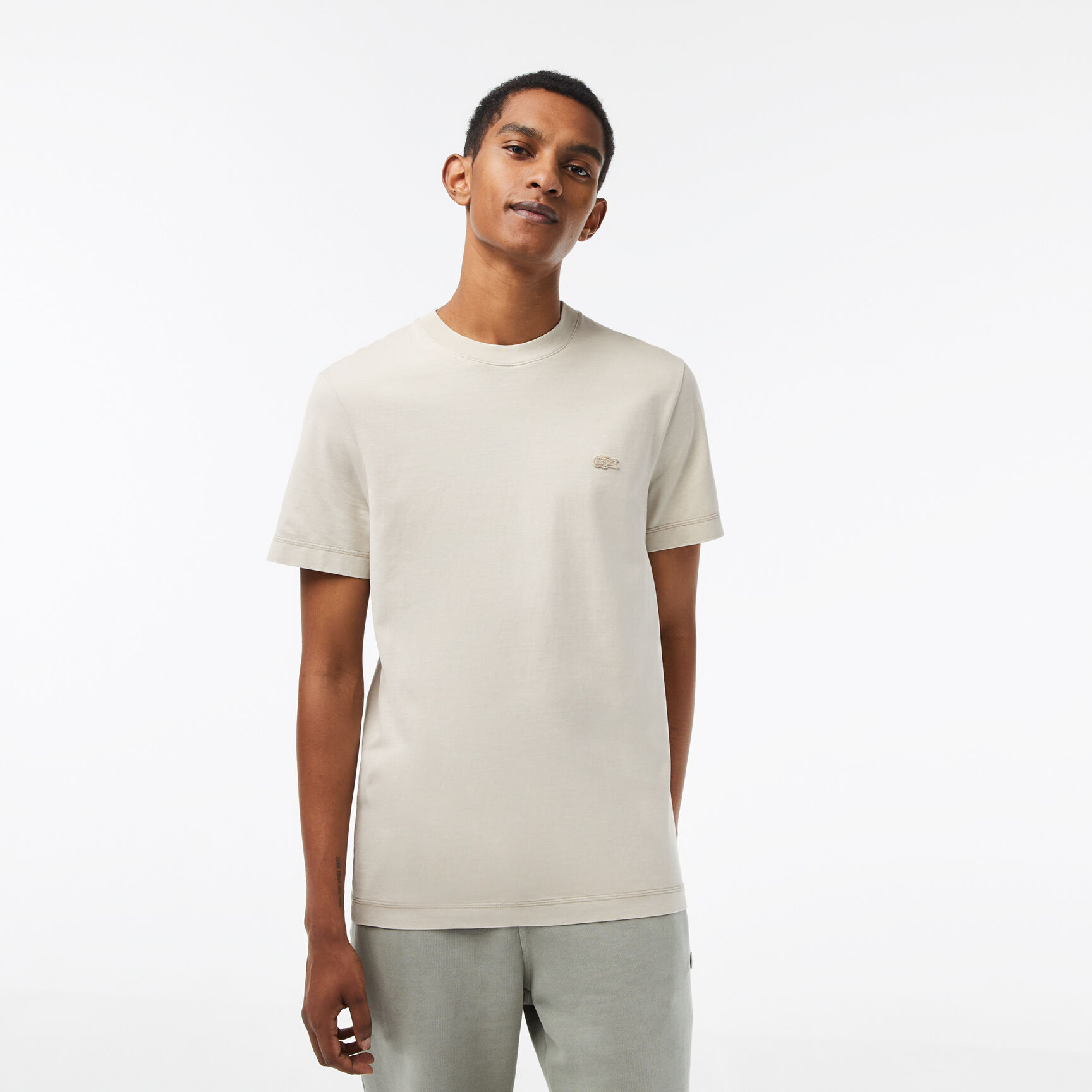 Men's Lacoste Plain Organic Cotton T-shirt Men's Lacoste Plain Organic Cotton T-shirt