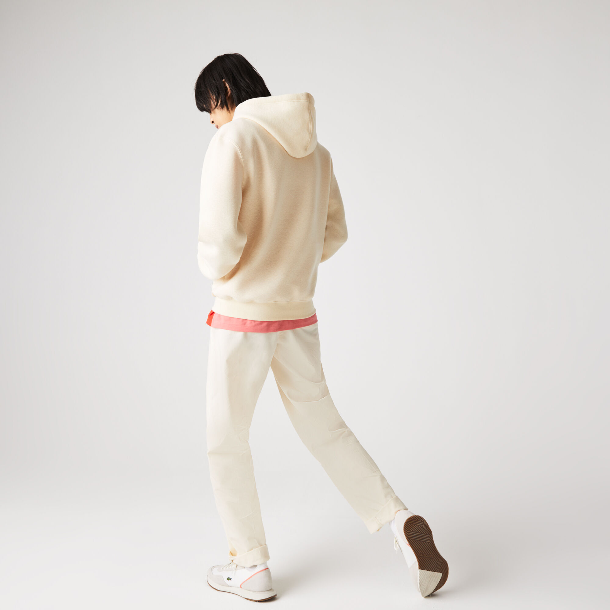 Men’s Hooded Contrast Pocket Cotton Blend Sweatshirt Men’s Hooded Contrast Pocket Cotton Blend Sweatshirt