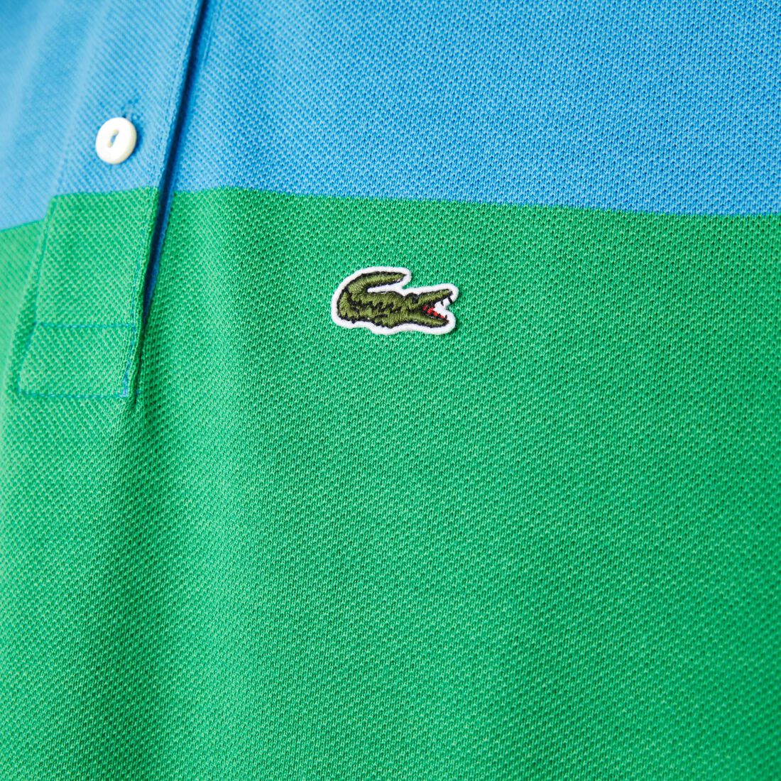 فستان بولو مقلم للنساء من بيكيه القطن مجموعة Polaroid فستان بولو مقلم للنساء من بيكيه القطن مجموعة Polaroid