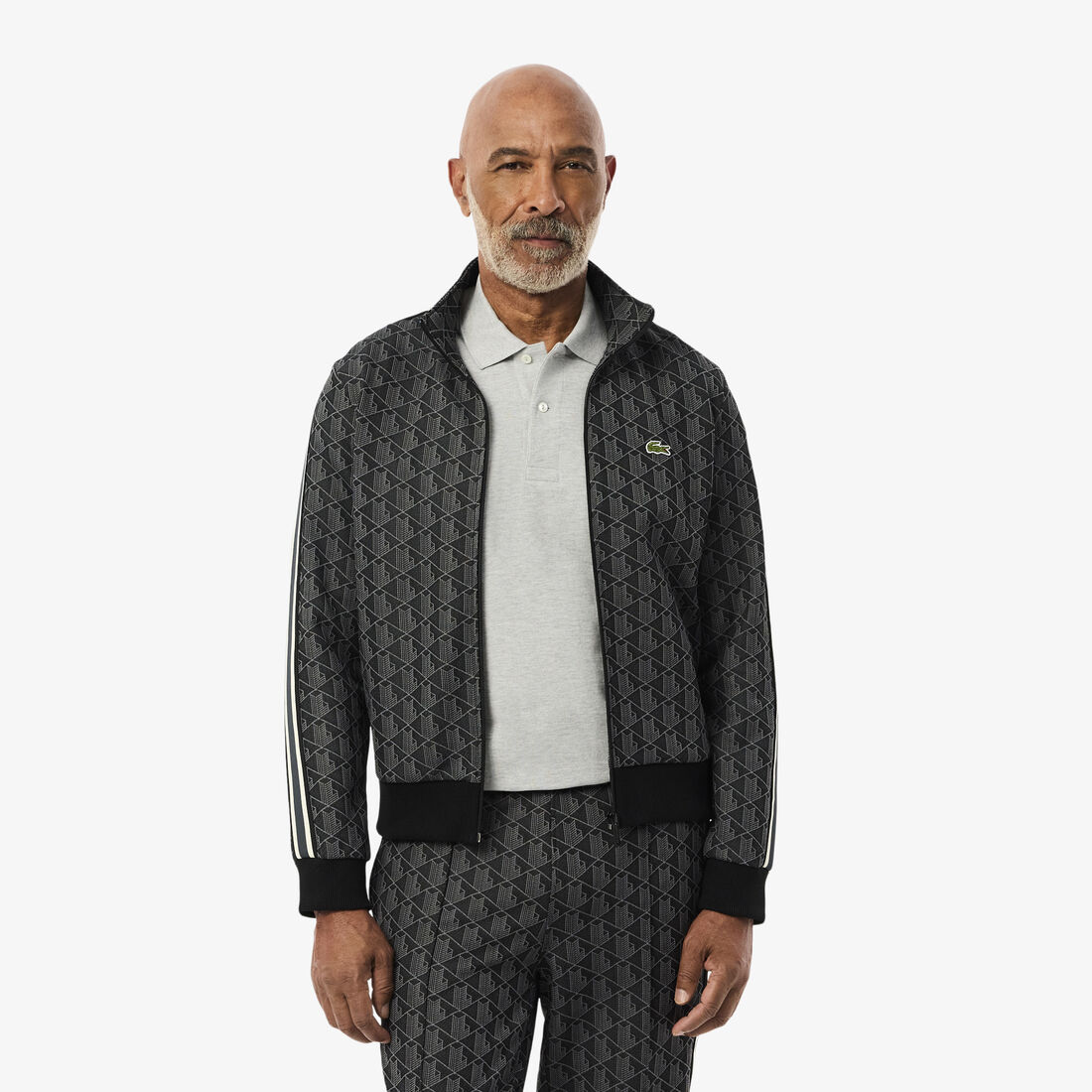 Paris Zip-Up Jacquard Track Jacket