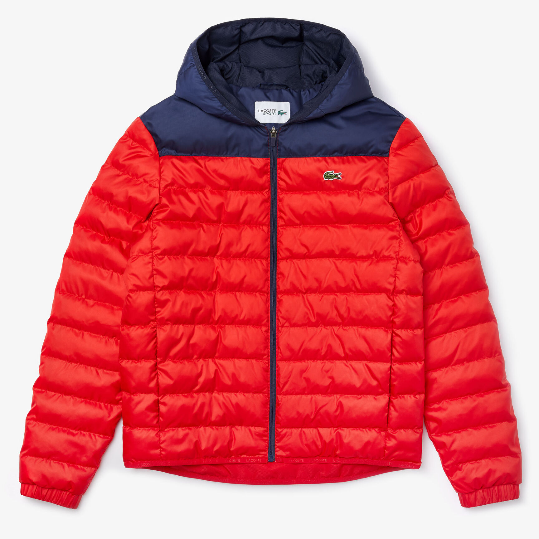 Men's Lacoste SPORT Hooded Water-Resistant Quilted Jacket Men's Lacoste SPORT Hooded Water-Resistant Quilted Jacket
