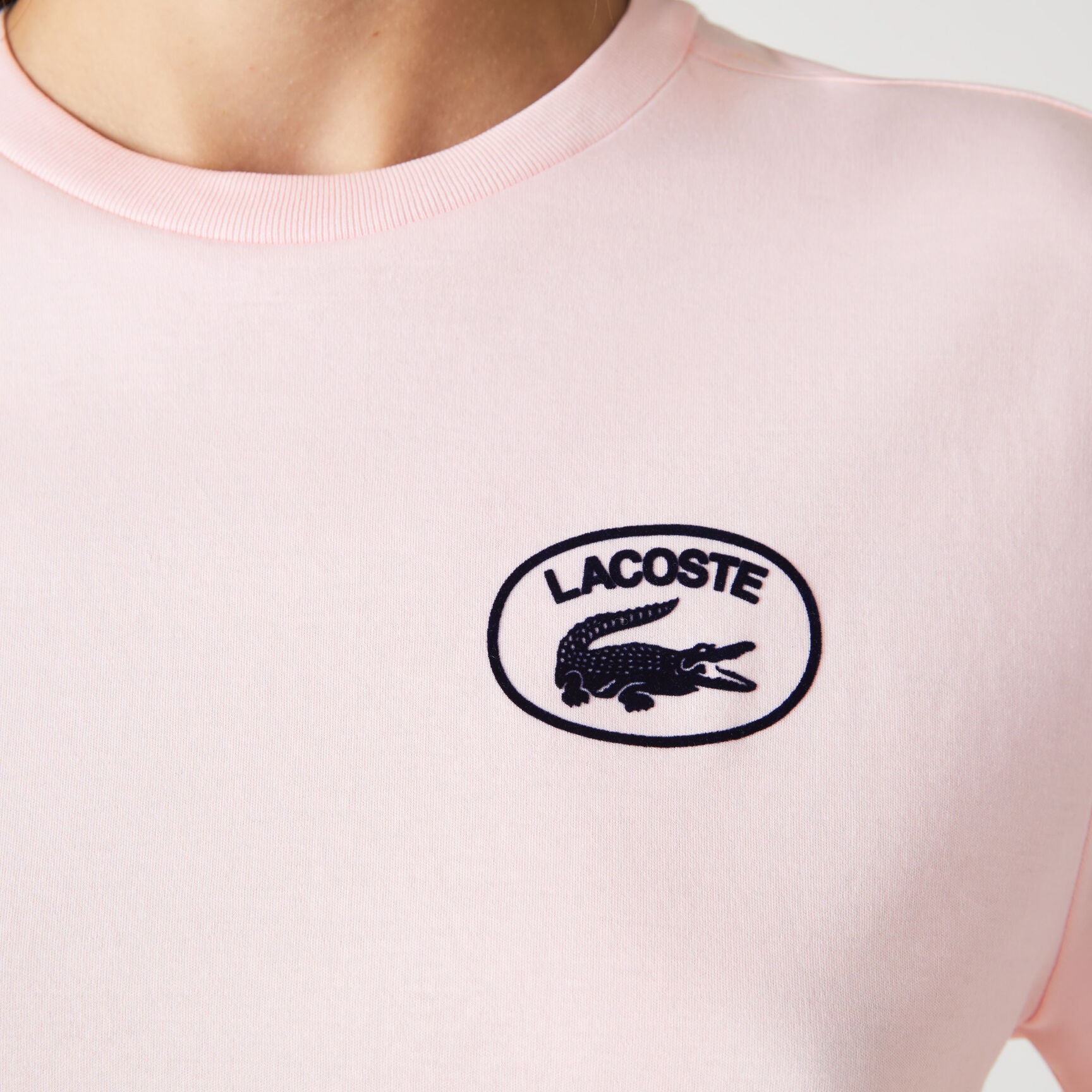 Women's Lacoste Loose Fit Organic Cotton T-shirt