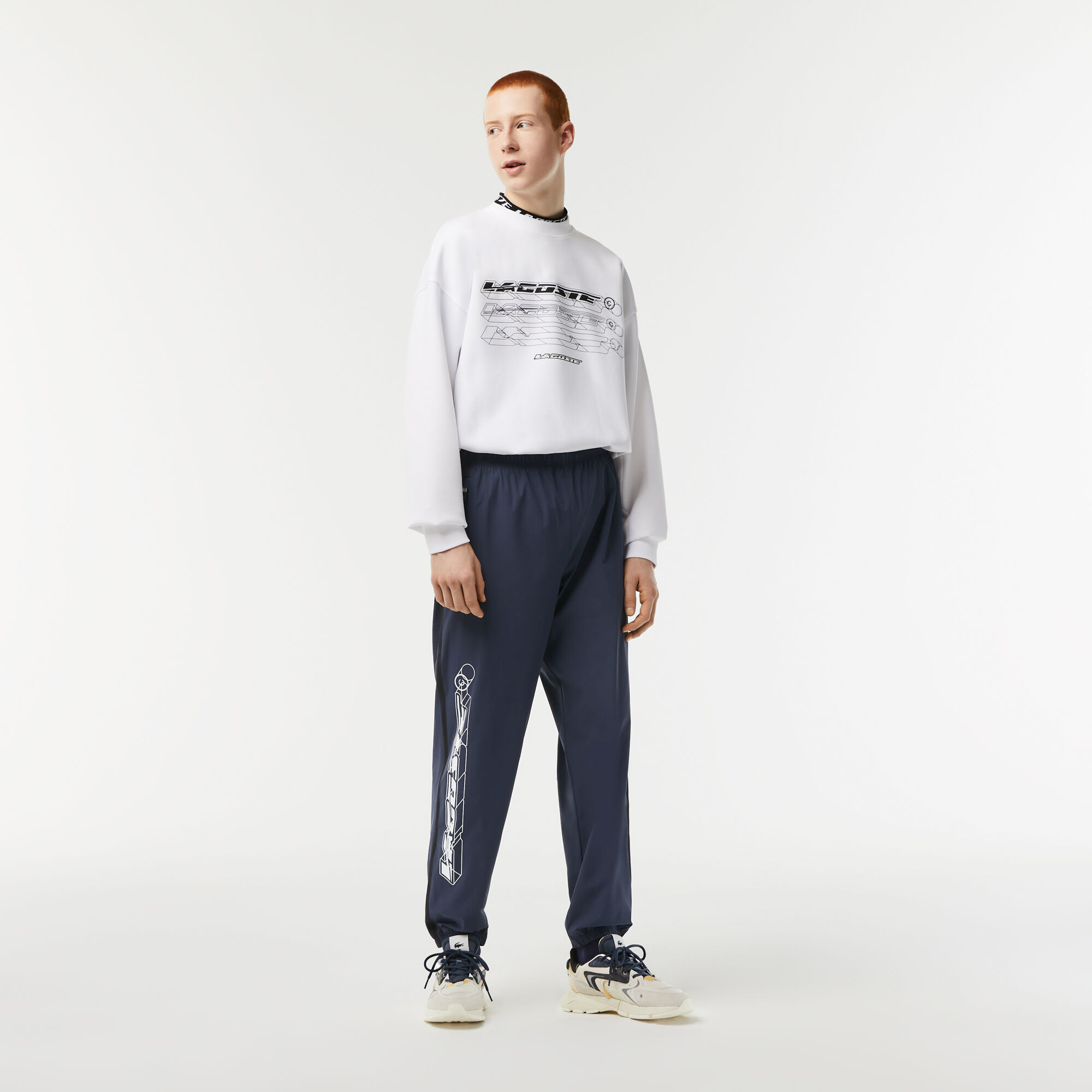 Buy Men s Lacoste Showerproof Stretch Track Pants Lacoste QA