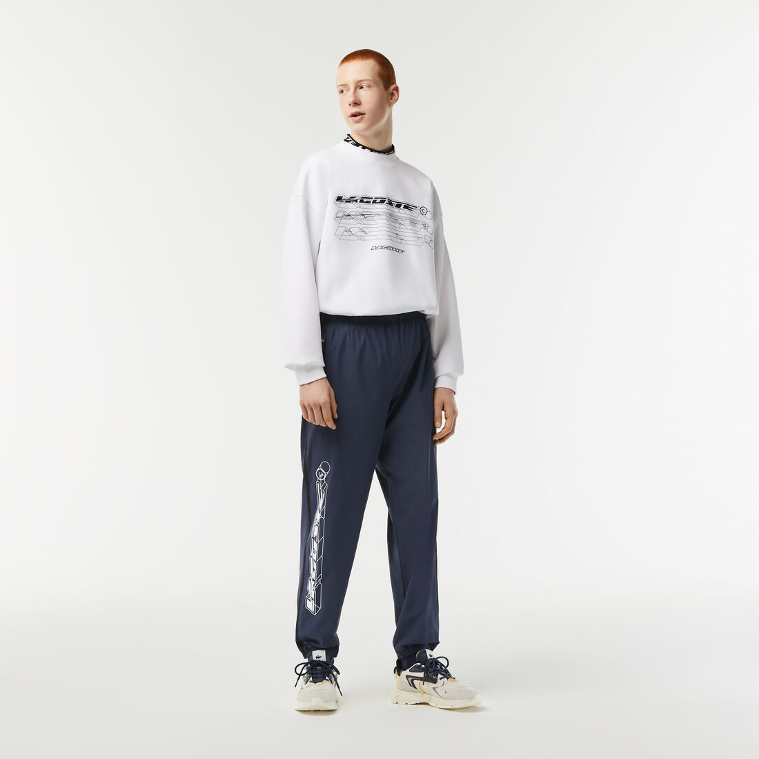 Men's Lacoste Showerproof Stretch Track Pants