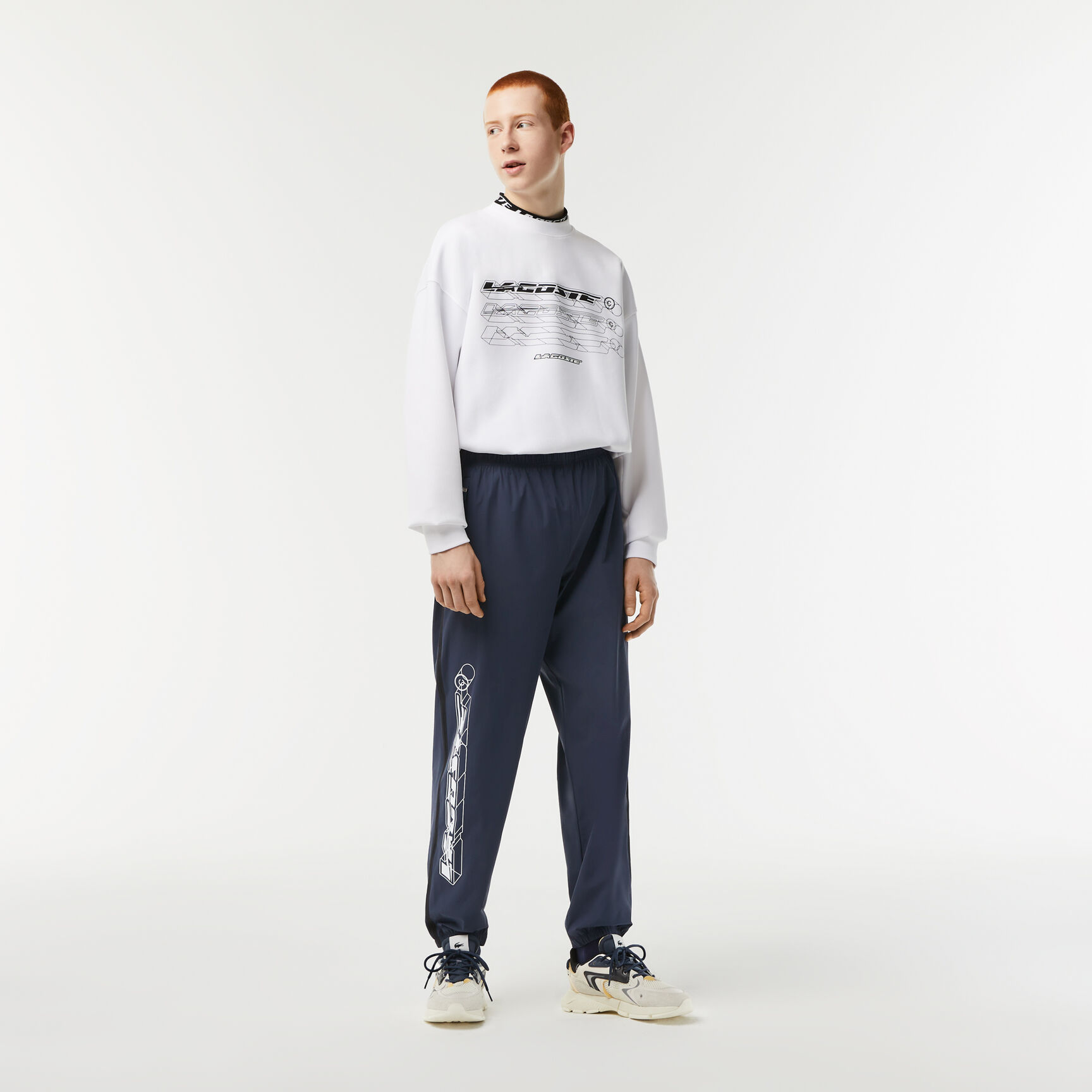 Men's Lacoste Showerproof Stretch Track Pants Men's Lacoste Showerproof Stretch Track Pants