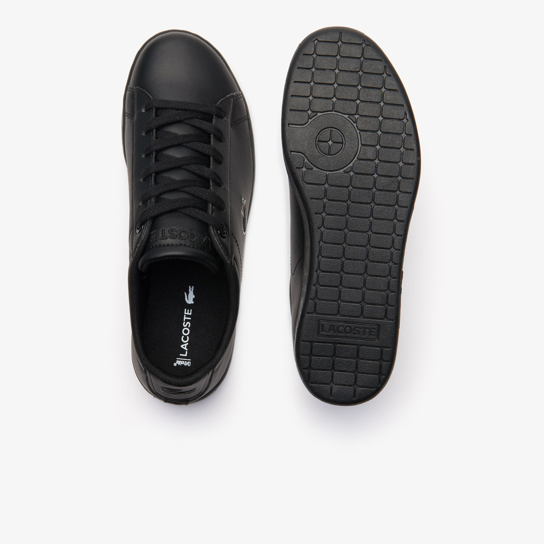 Juniors' Carnaby Evo Lace-up Mesh-lined Synthetic Trainers lacoste juniors carnaby evo lace up mesh lined synthetic trainers