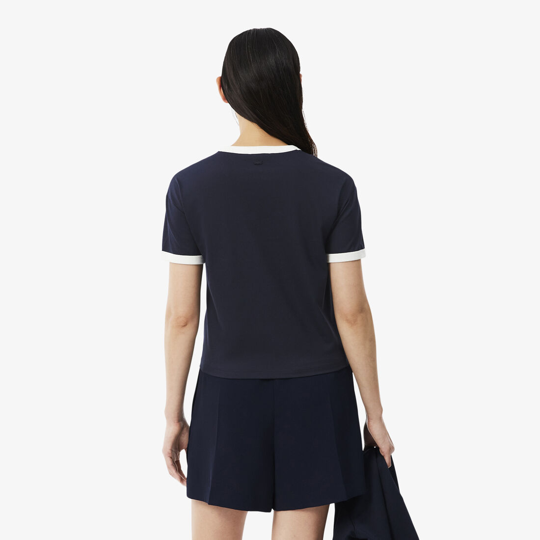 Embroidered Badge Jersey T-shirt lacoste embroidered badge jersey t shirt