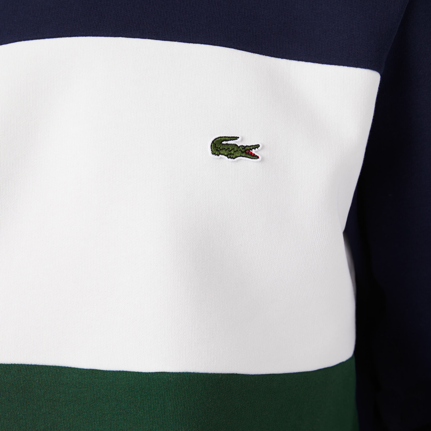 Men’s Lacoste Branded Color-Block Sweatshirt