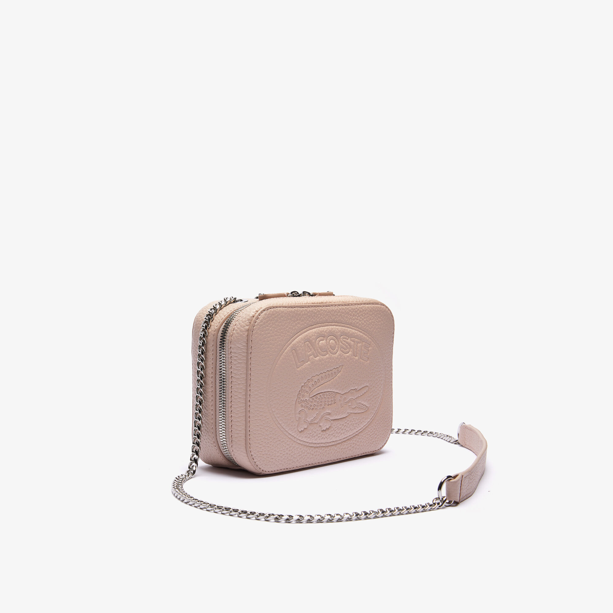 Women’s Croco Crew Grained Leather Zip Shoulder Bag Women’s Croco Crew Grained Leather Zip Shoulder Bag