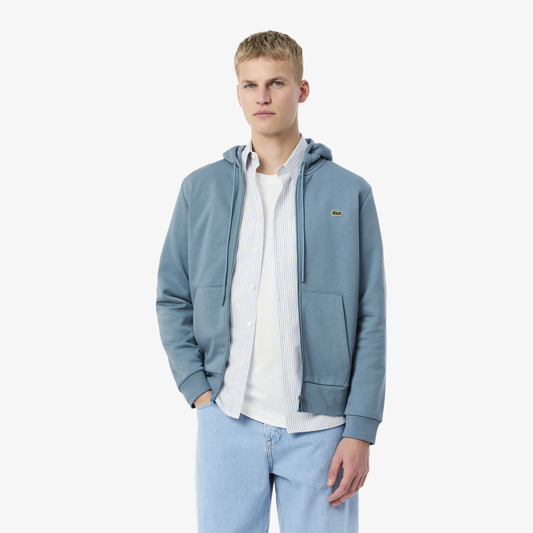 هودي من الصوف بسحاب