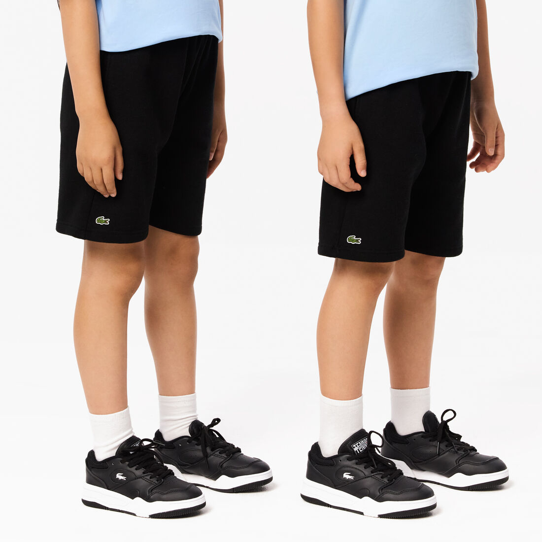 Kids' Lacoste Organic Brushed Cotton Fleece Shorts Kids' Lacoste Organic Brushed Cotton Fleece Shorts