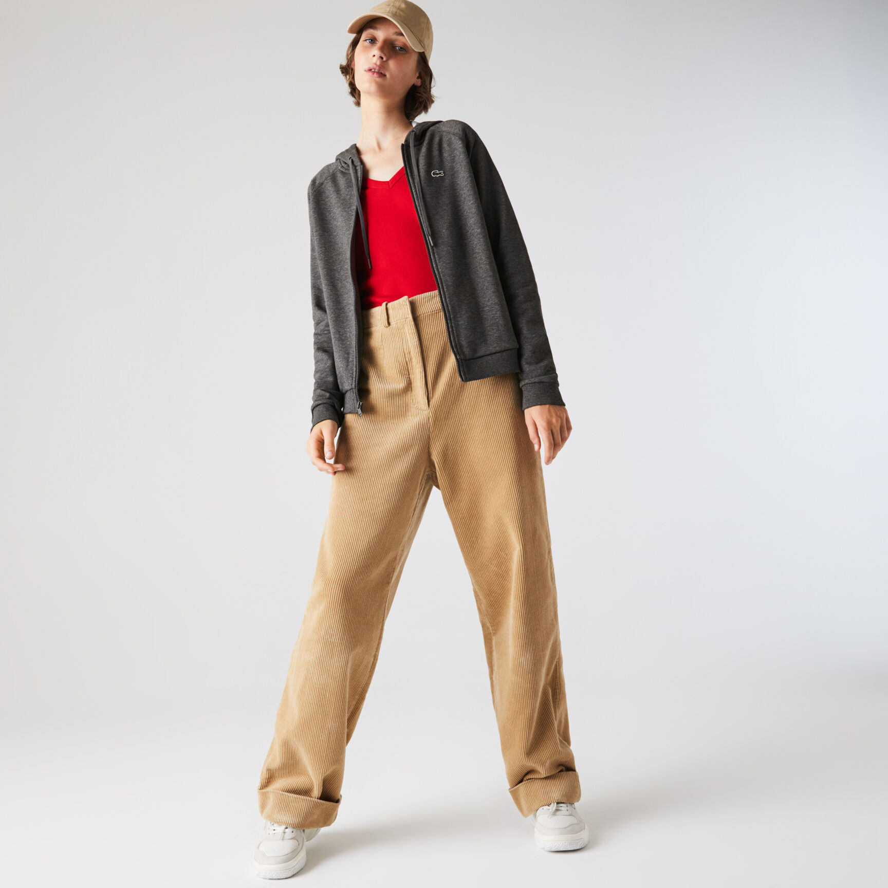 Women's Lacoste SPORT Fleece Zip Tennis Hoodie Women's Lacoste SPORT Fleece Zip Tennis Hoodie