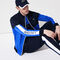 men s lacoste sport colourblock resistant piqu  zip sweatshirt