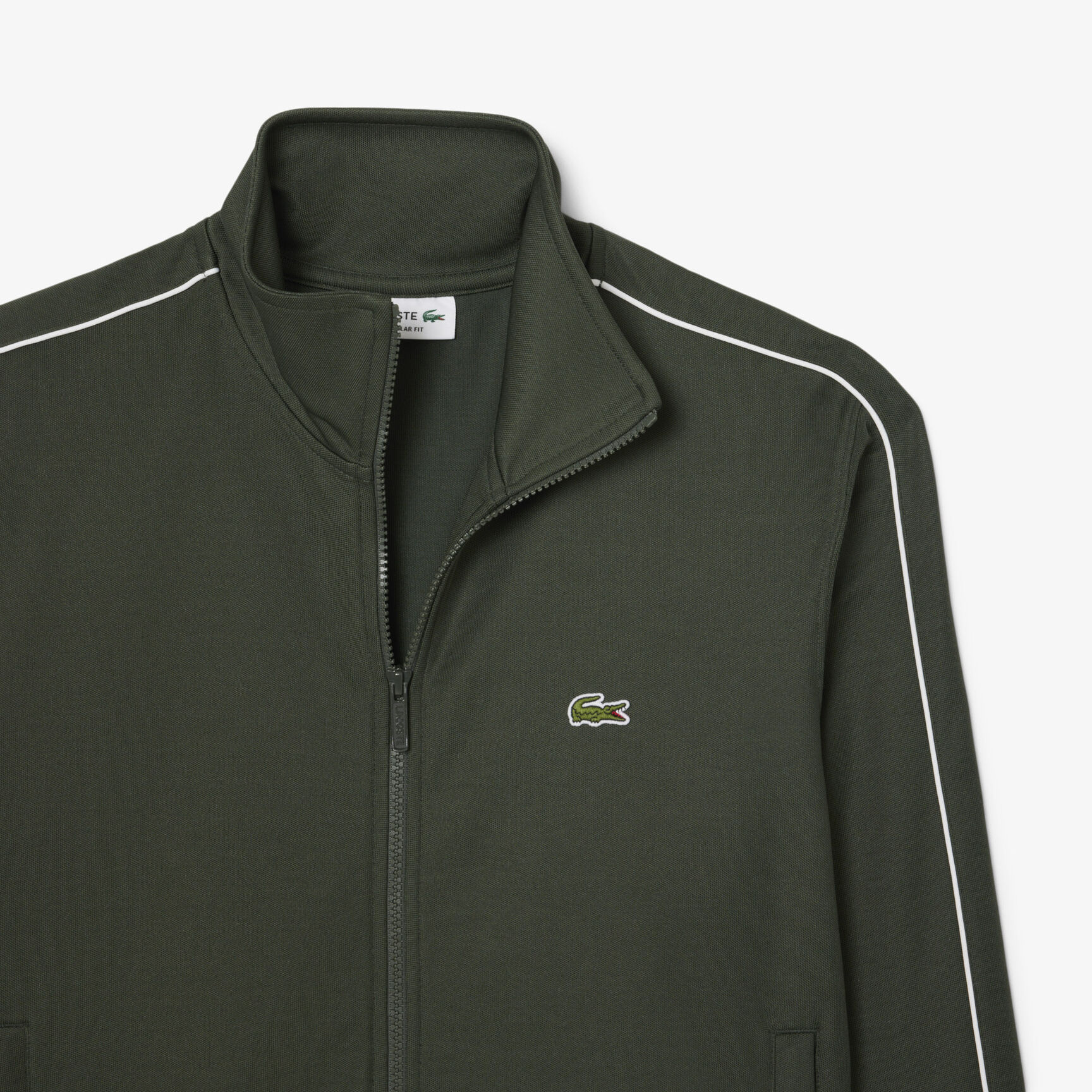 Paris Pique Zip Front Track Jacket