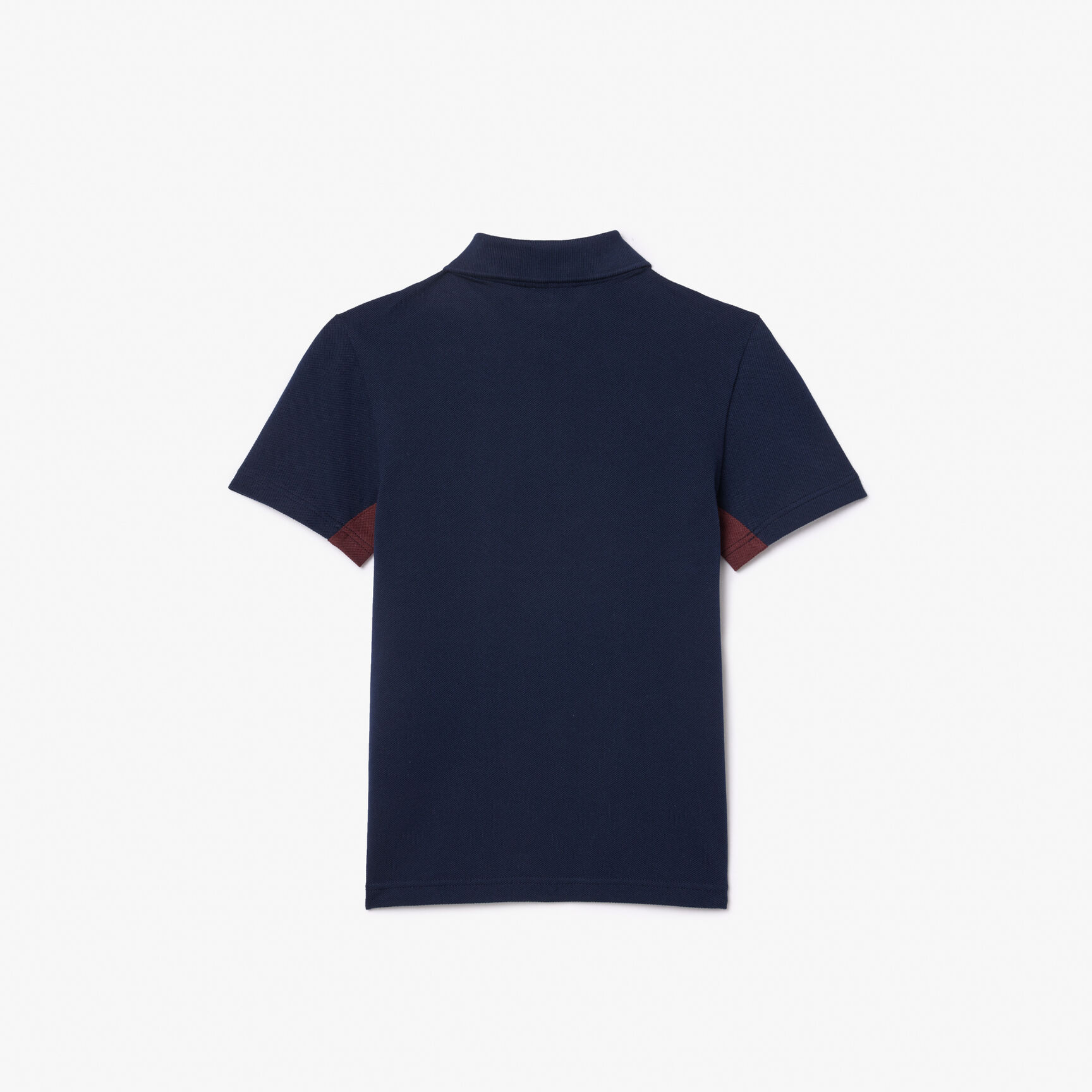 Contrast Stripe and Branding Polo Shirt