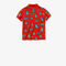boys  lacoste print mini piqu  polo shirt