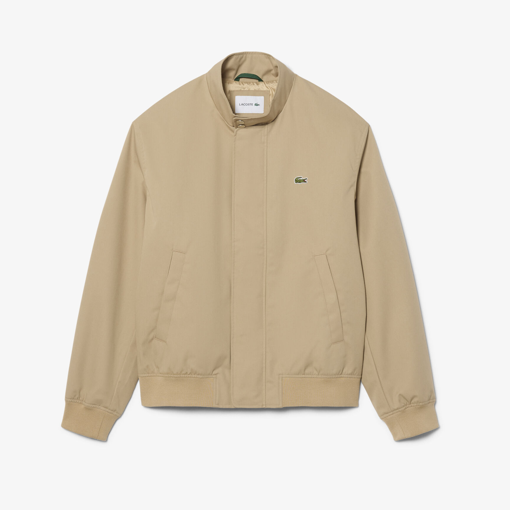 Water-Repellent Twill Harrington Jacket