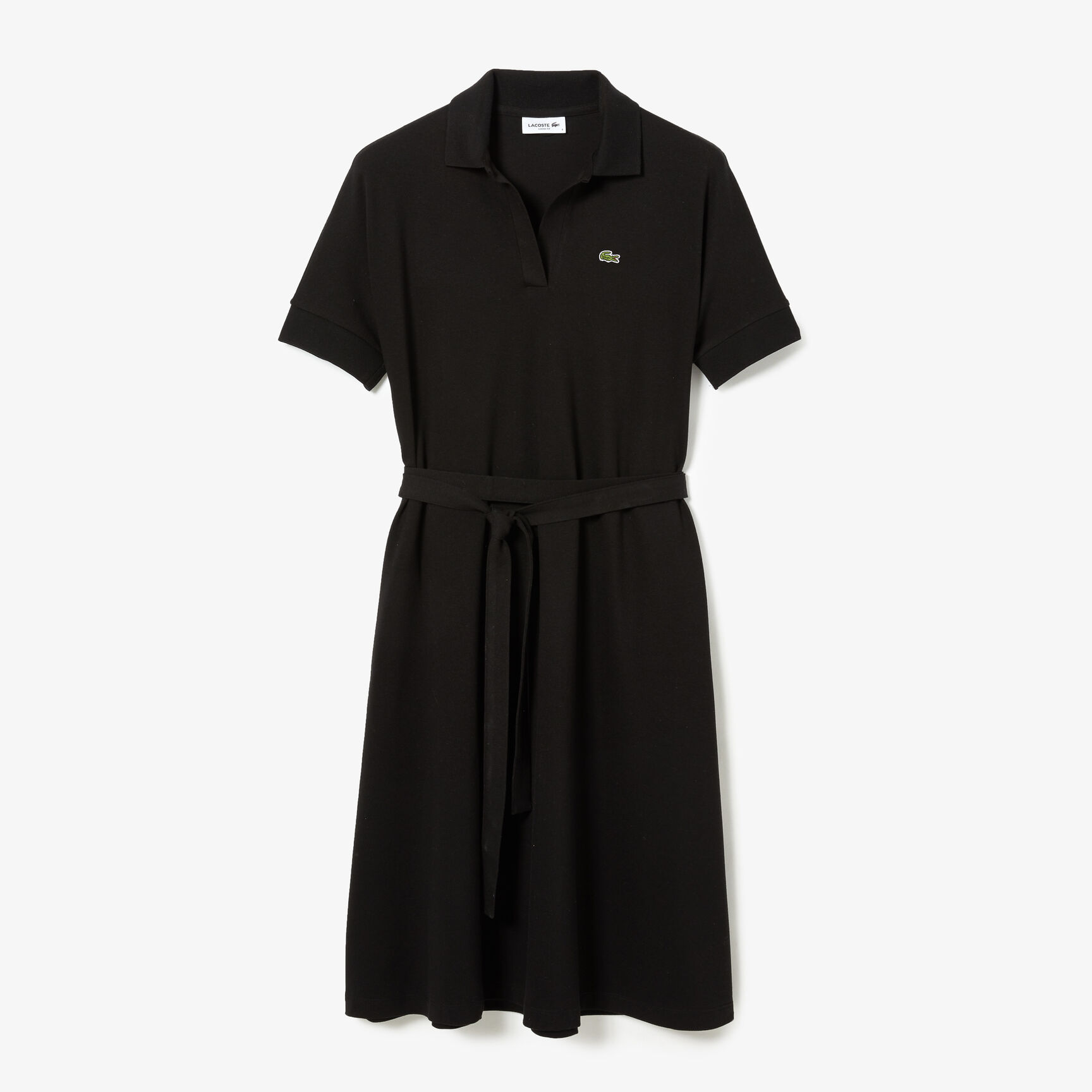 Women's Loose Fit V-neck Piqué Polo Dress Women's Loose Fit V-neck Piqué Polo Dress