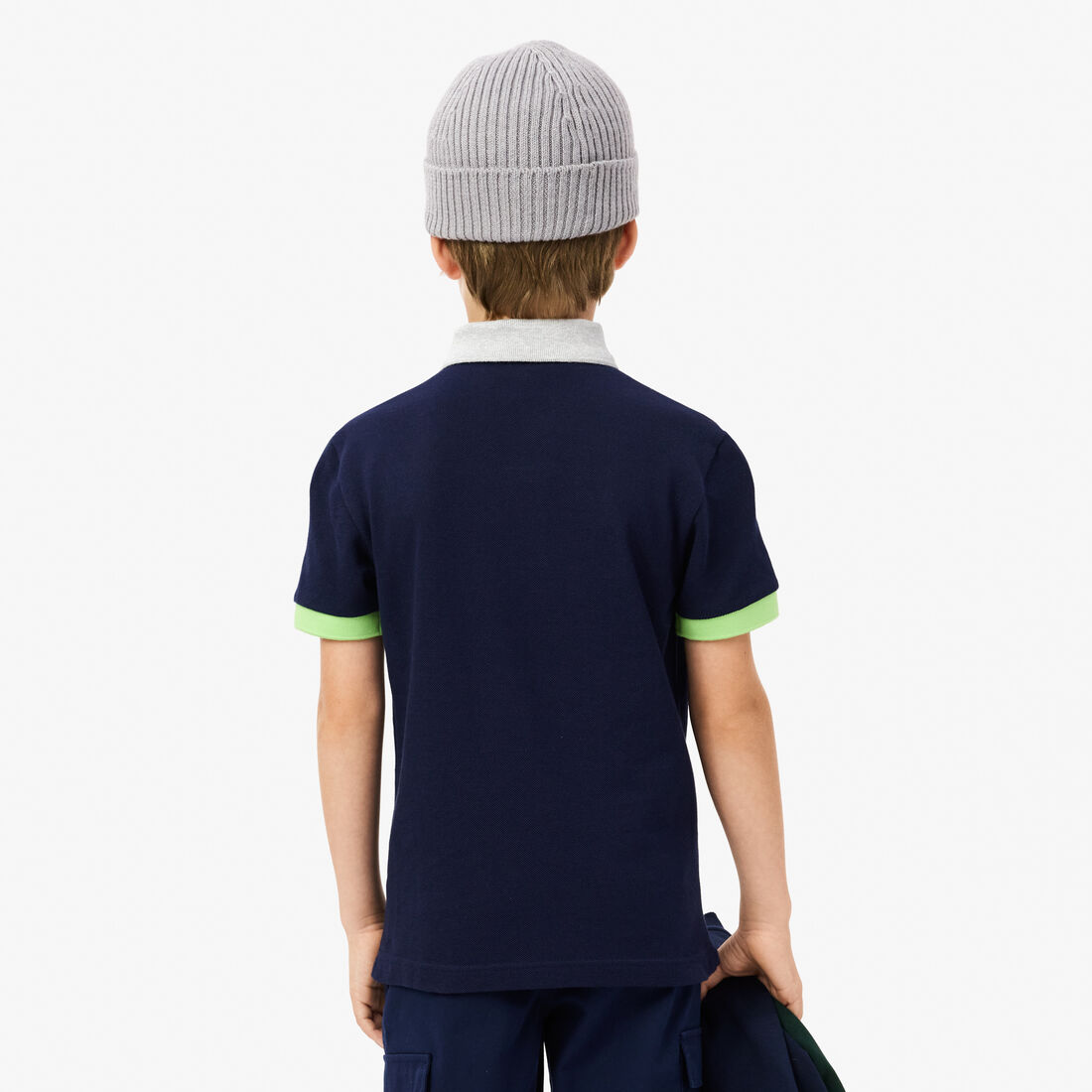 Colourblock Cotton Pique Polo Shirt Colourblock Cotton Pique Polo Shirt