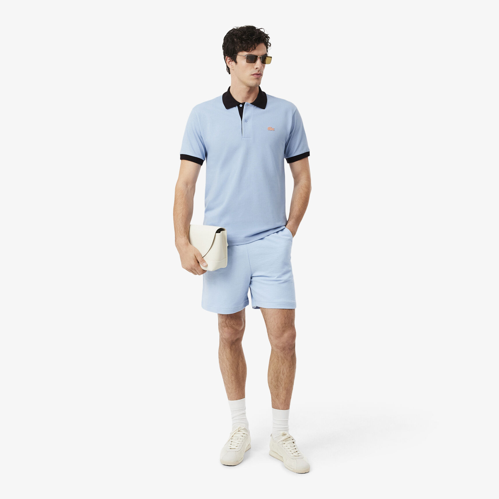 Classic Fit Contrast Rib Polo Shirt Classic Fit Contrast Rib Polo Shirt