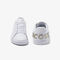 lacoste women s carnaby evo tonal leather and synthetic trainers