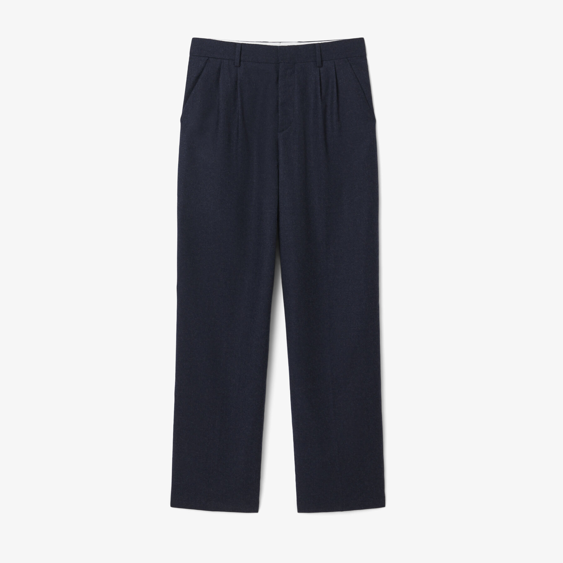 Straight Fit Felted Wool Pants lacoste straight fit felted wool pants