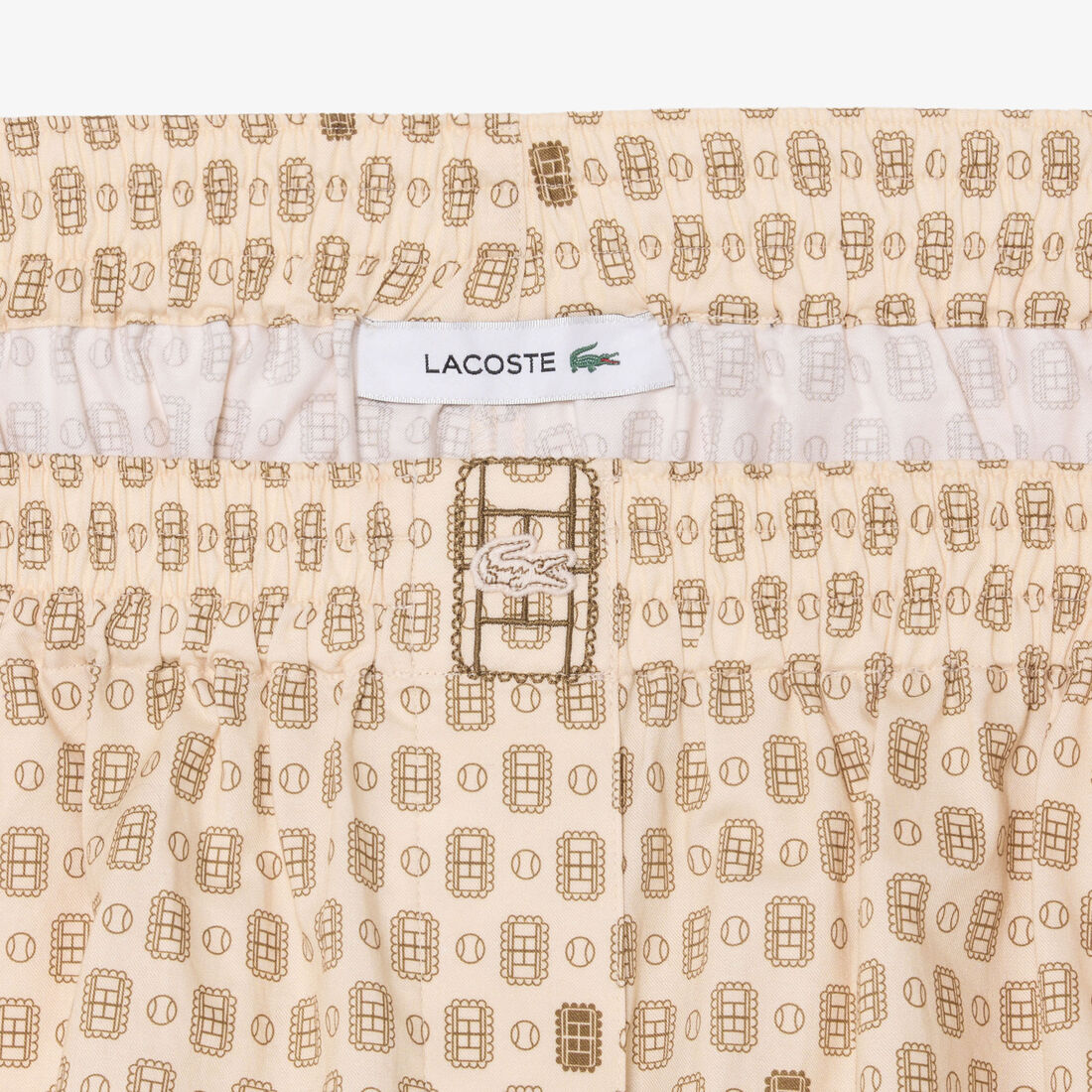 Printed Oversized Bermuda Shorts lacoste printed oversized bermuda shorts