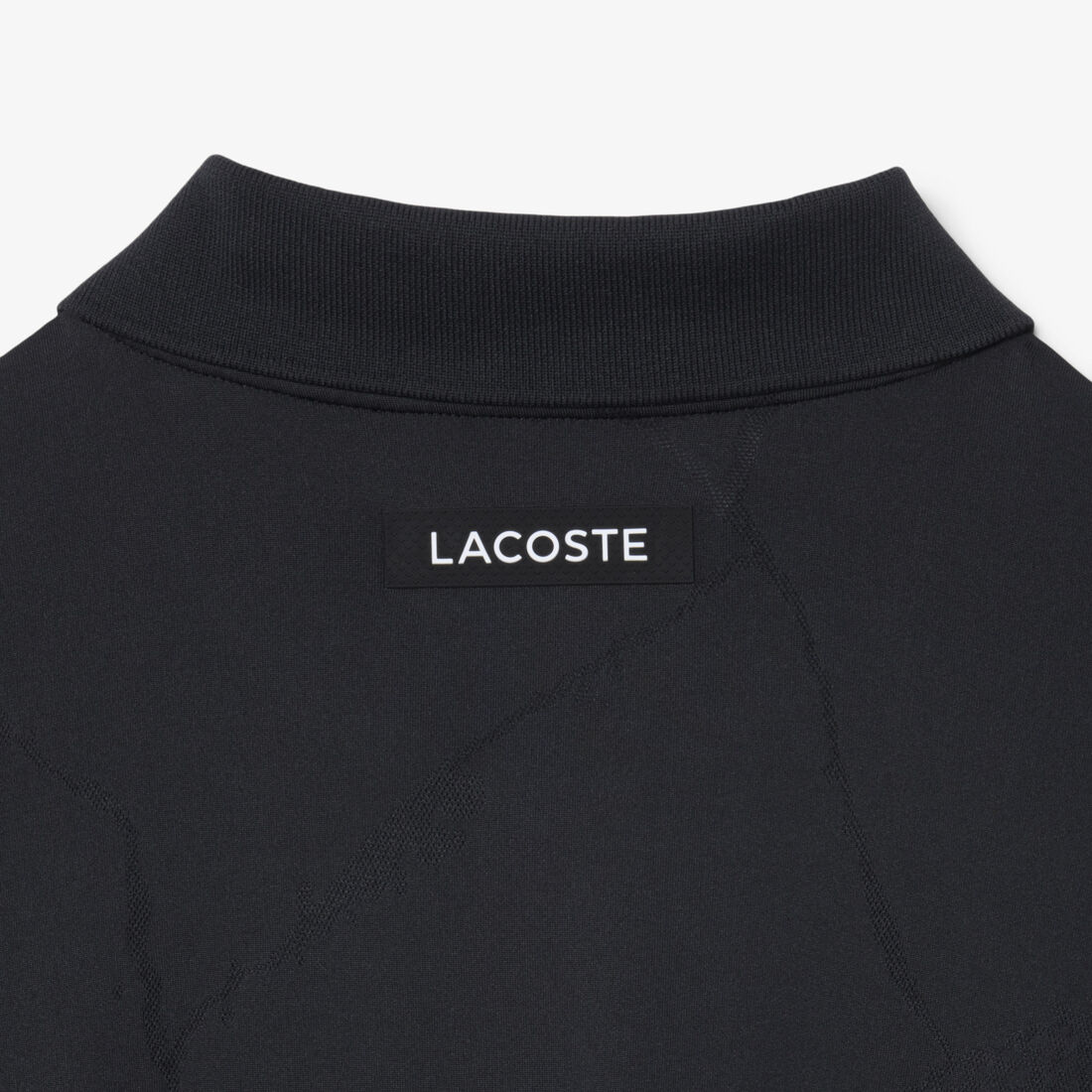 lacoste ultra dry jacquard crocodile tennis polo shirt