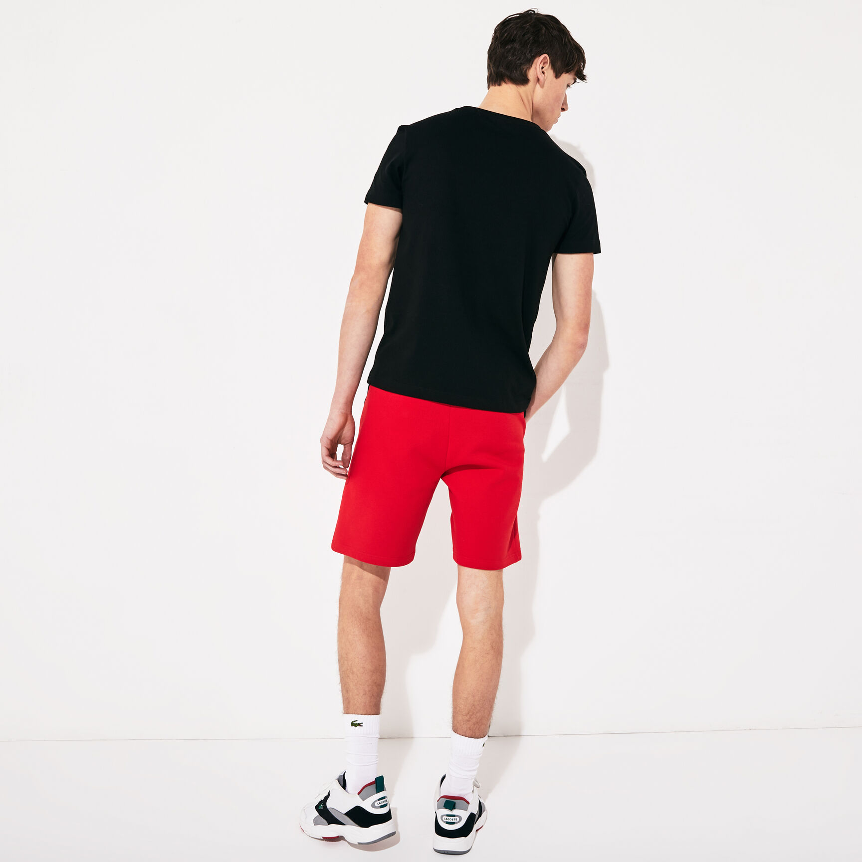 Men's Lacoste SPORT Print Cotton Blend T-shirt Men's Lacoste SPORT Print Cotton Blend T-shirt