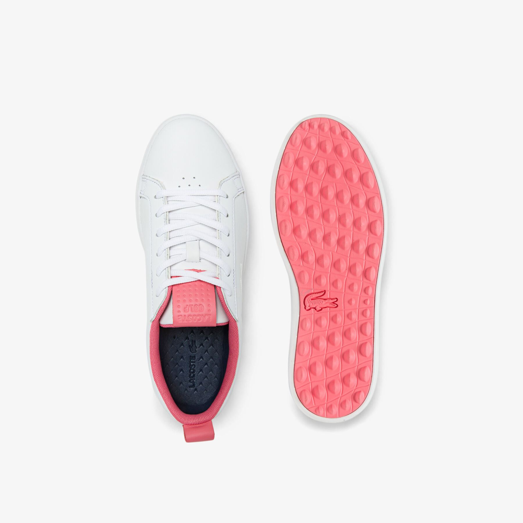 lacoste women s g elite leather and synthetic golf shoes
