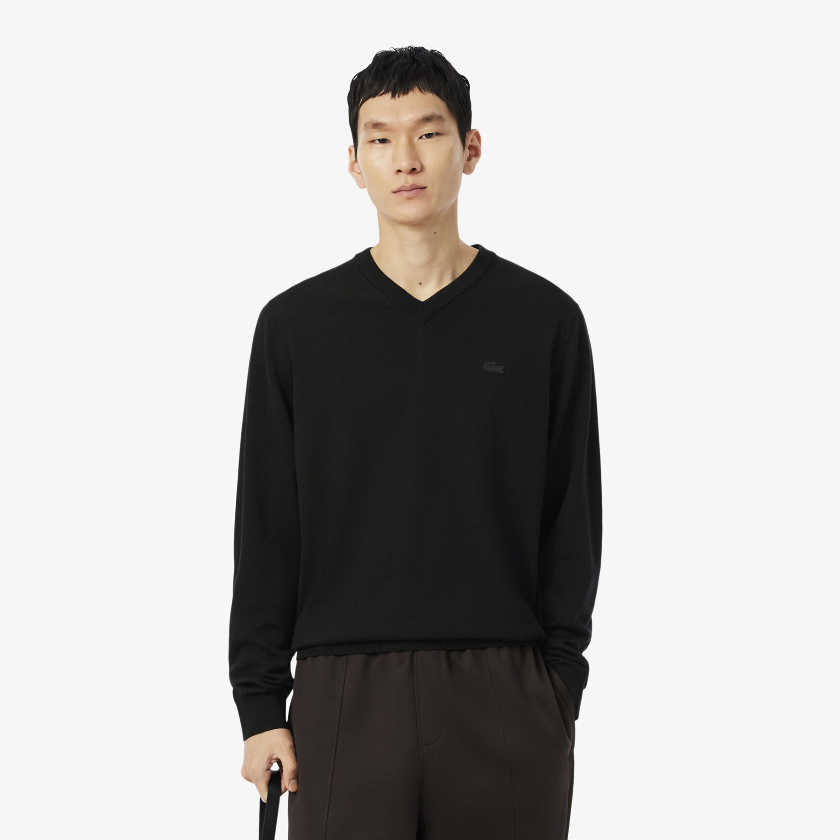 سترة صوف ميرينو للرجال برقبة على شكل حرف V سترة صوف ميرينو للرجال برقبة على شكل حرف V