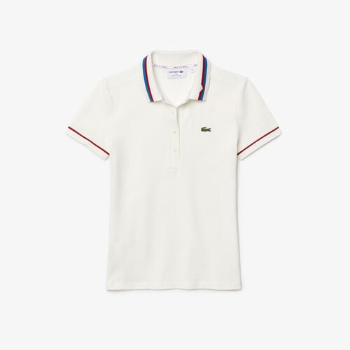 Women’s Made In France Slim Fit Organic Cotton Piqué Polo