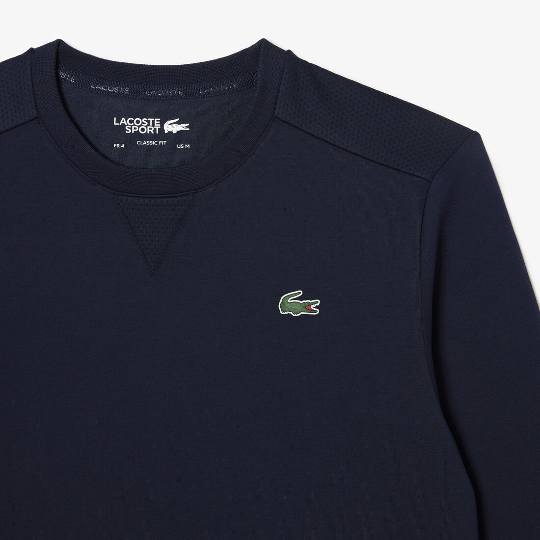 Men's Lacoste SPORT Mesh Panels Sweatshirt Men's Lacoste SPORT Mesh Panels Sweatshirt