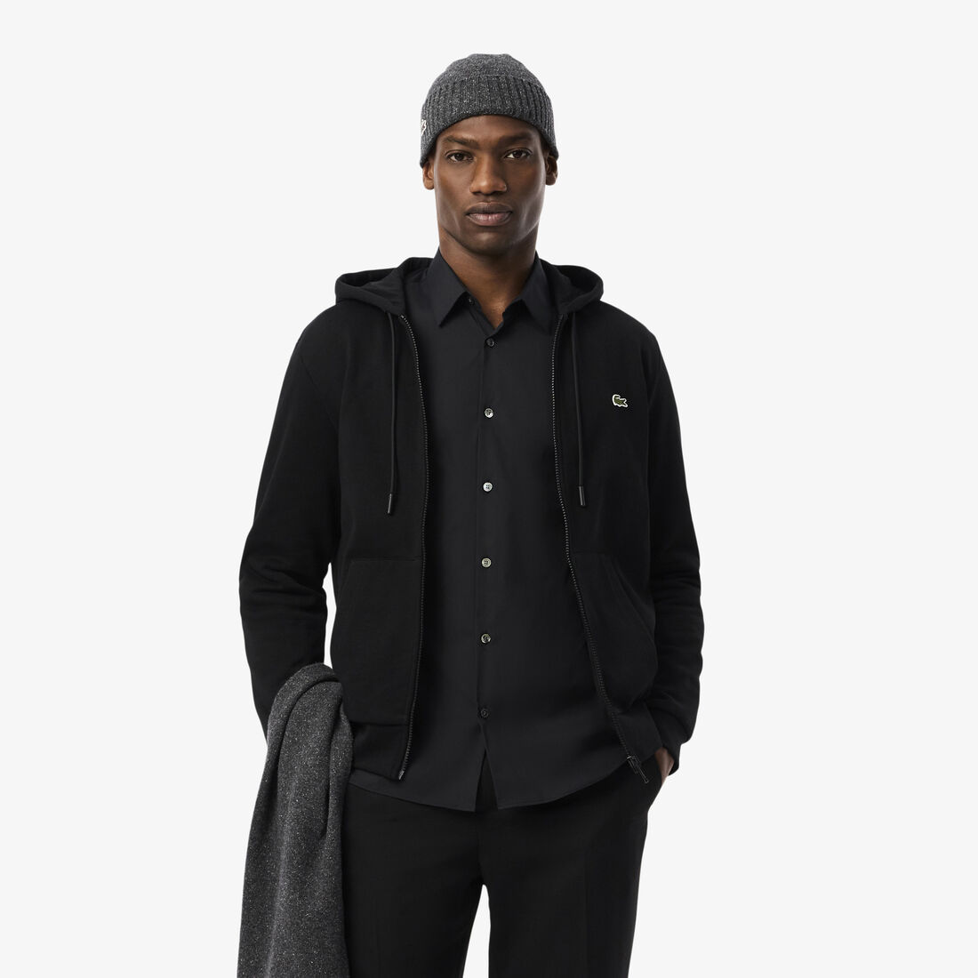 Zip-Up Fleece Hoodie