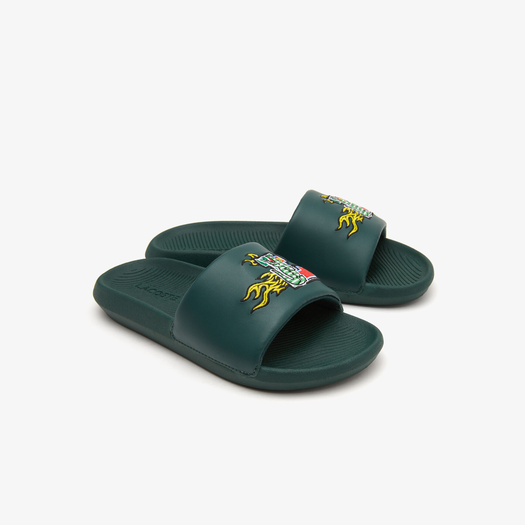 Men's Lacoste Croco Synthetic Slides Men's Lacoste Croco Synthetic Slides