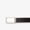 lacoste smooth leather belt and 2 buckle gift set