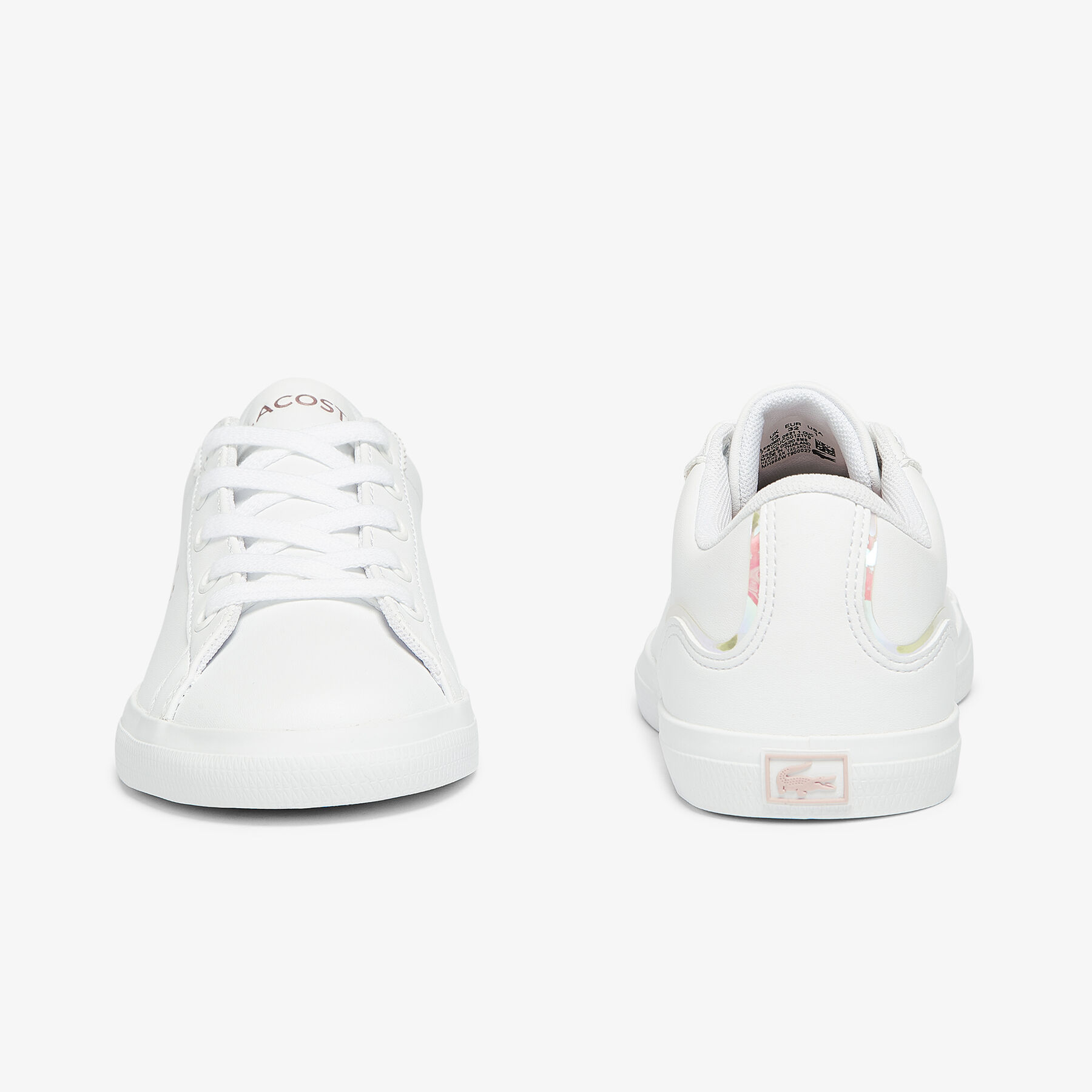 Children's Lerond Synthetic Iridescent Trainers lacoste children s lerond synthetic iridescent trainers