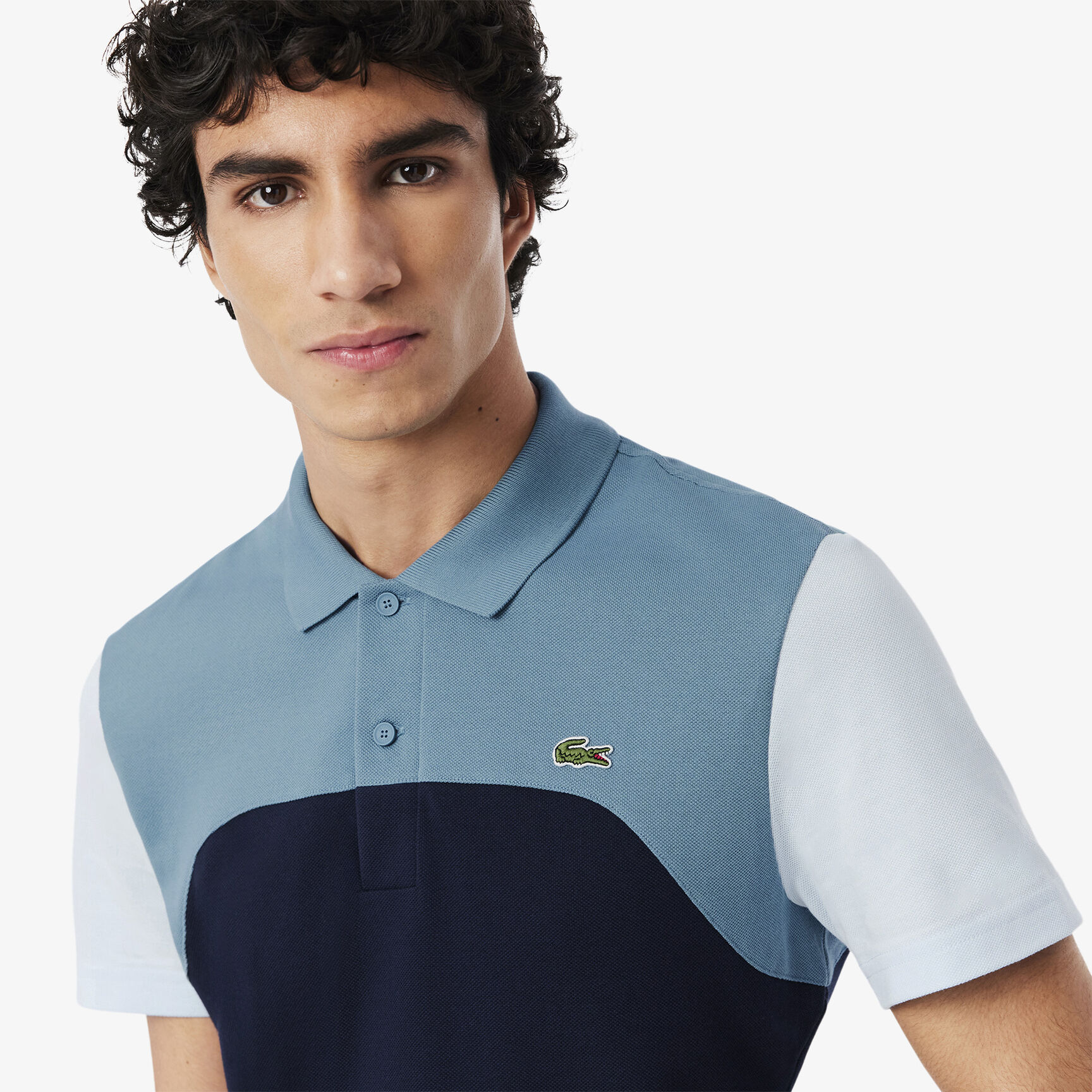 Regular Fit L.12.12 Colour-Block Polo Shirt