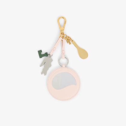 lacoste tennis racket mirror l charms key ring