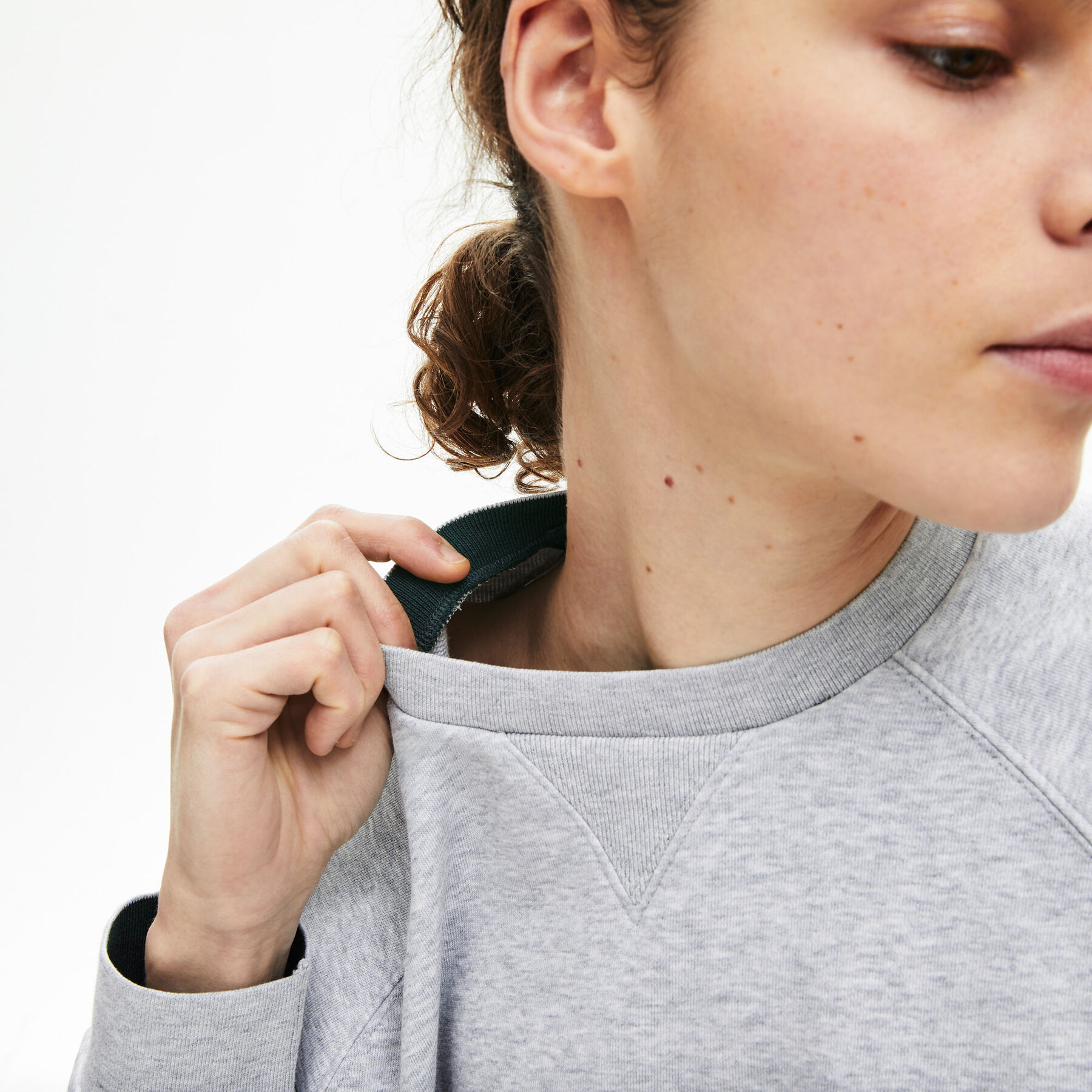 Women’s Classic Crew Neck Fleece Sweatshirt lacoste women s classic crew neck fleece sweatshirt