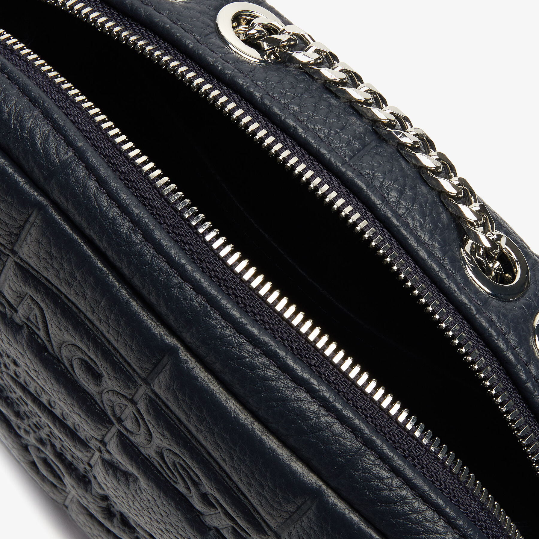 Women's Croco Crew Quilted Leather Zippered Shoulder Bag lacoste women s croco crew quilted leather zippered shoulder bag