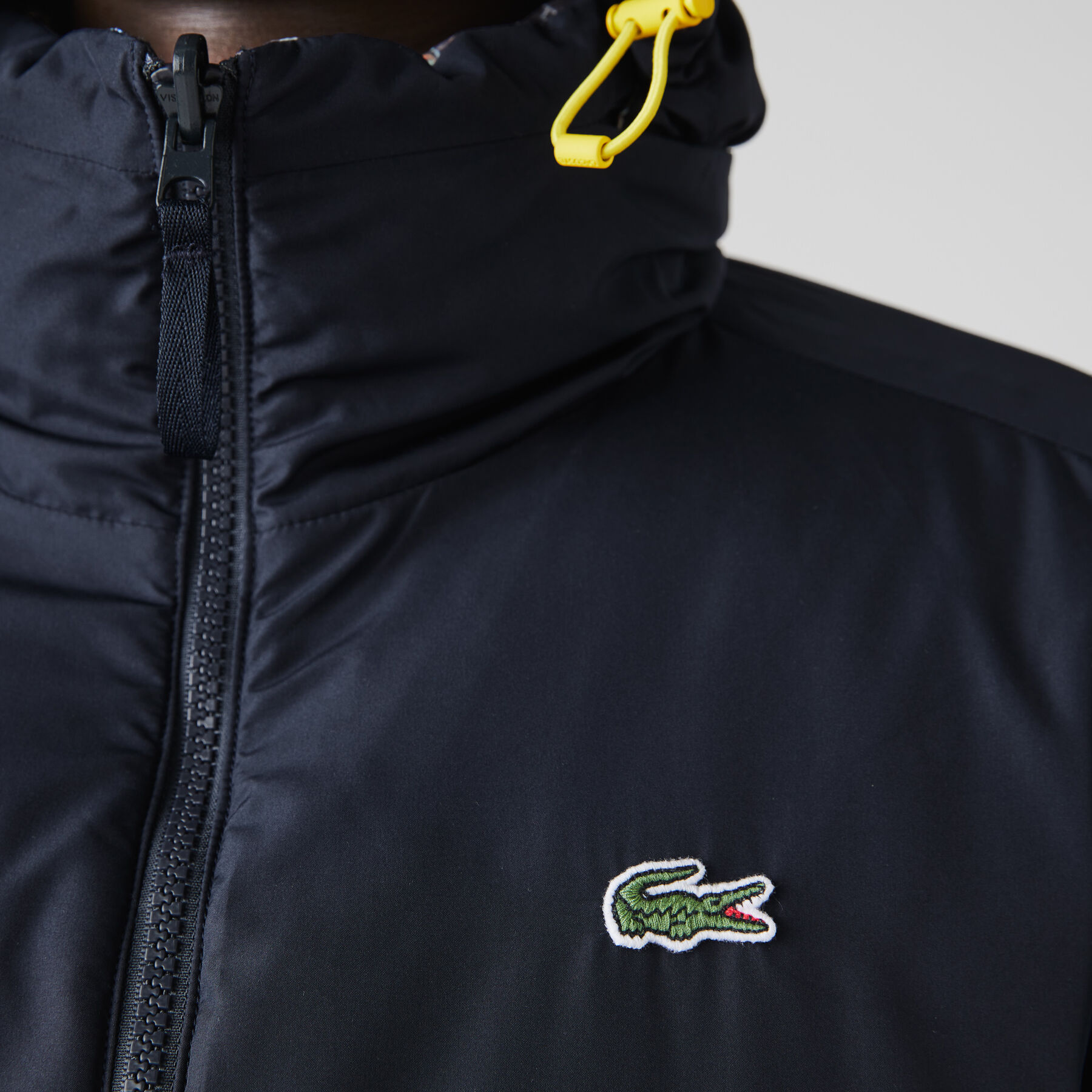 women s lacoste x national geographic print quilted jacket