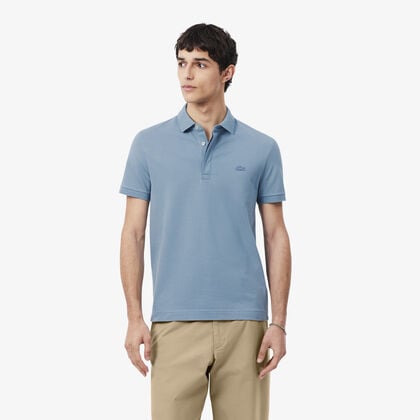 lacoste regular fit paris stretch pique polo shirt