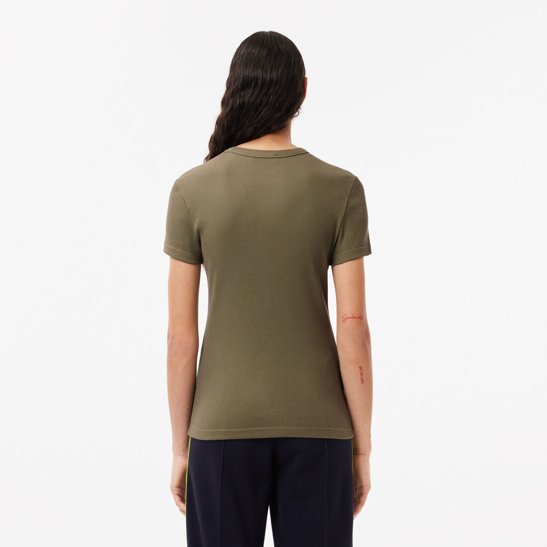 Slim Fit Ribbed Cotton T-shirt Slim Fit Ribbed Cotton T-shirt