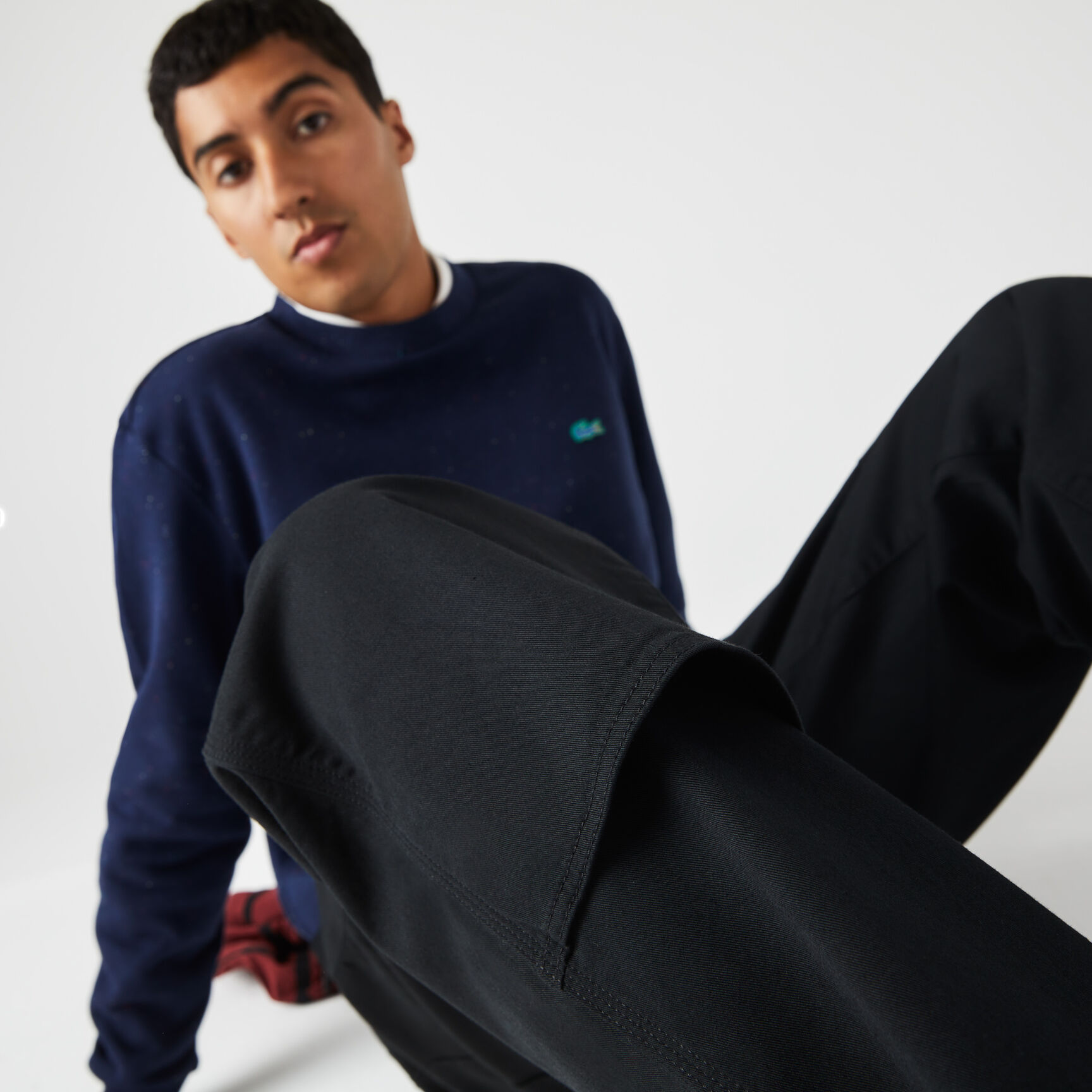 Men's Lacoste Organic Cotton Gabardine Chinos