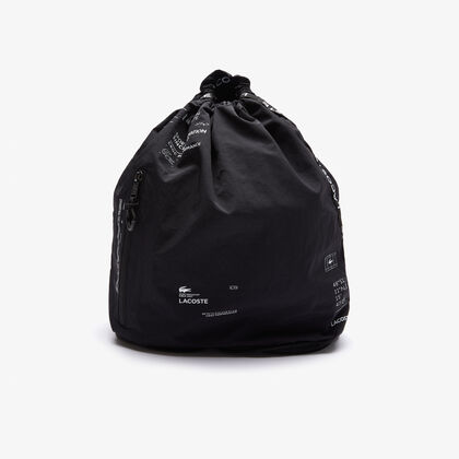 Unisex Branded Band Foldable Nylon Backpack