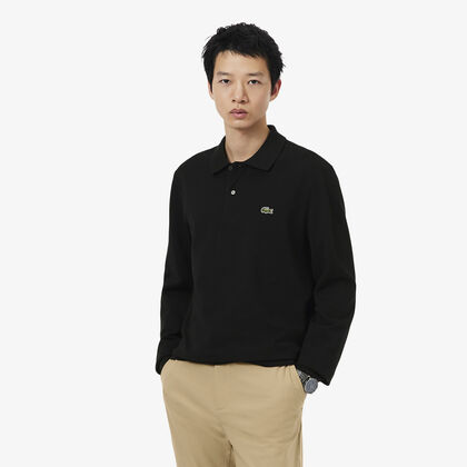 Classic Fit Long Sleeved L.12.12 Polo Shirt
