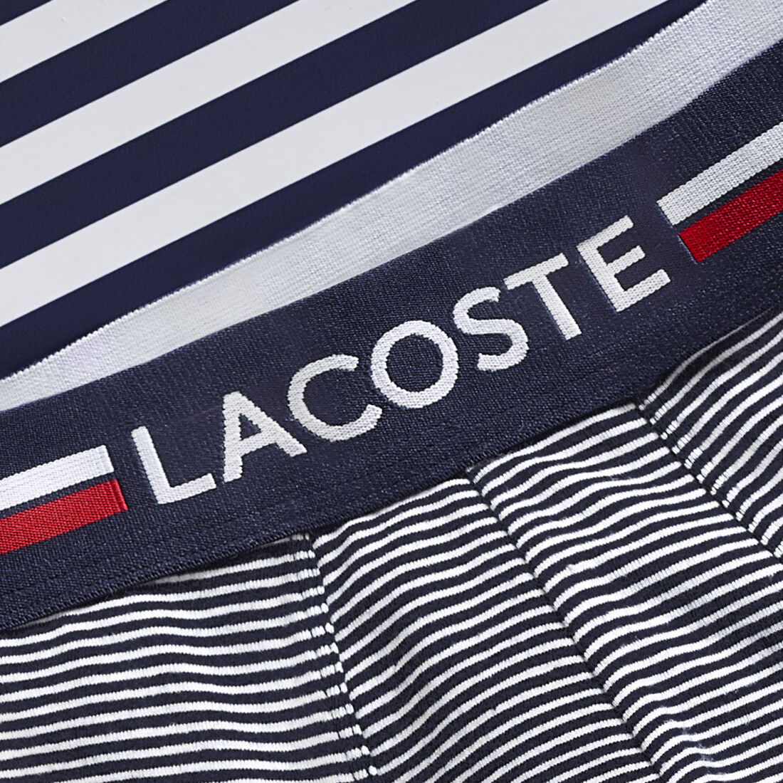 طقم بوكسر بحزام خصر بثلاثة ألوان وشعار الماركة، 3 قطع طقم بوكسر بحزام خصر بثلاثة ألوان وشعار الماركة، 3 قطع