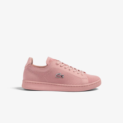 Women's Lacoste Carnaby Piqué Textile Heel Pop Trainers